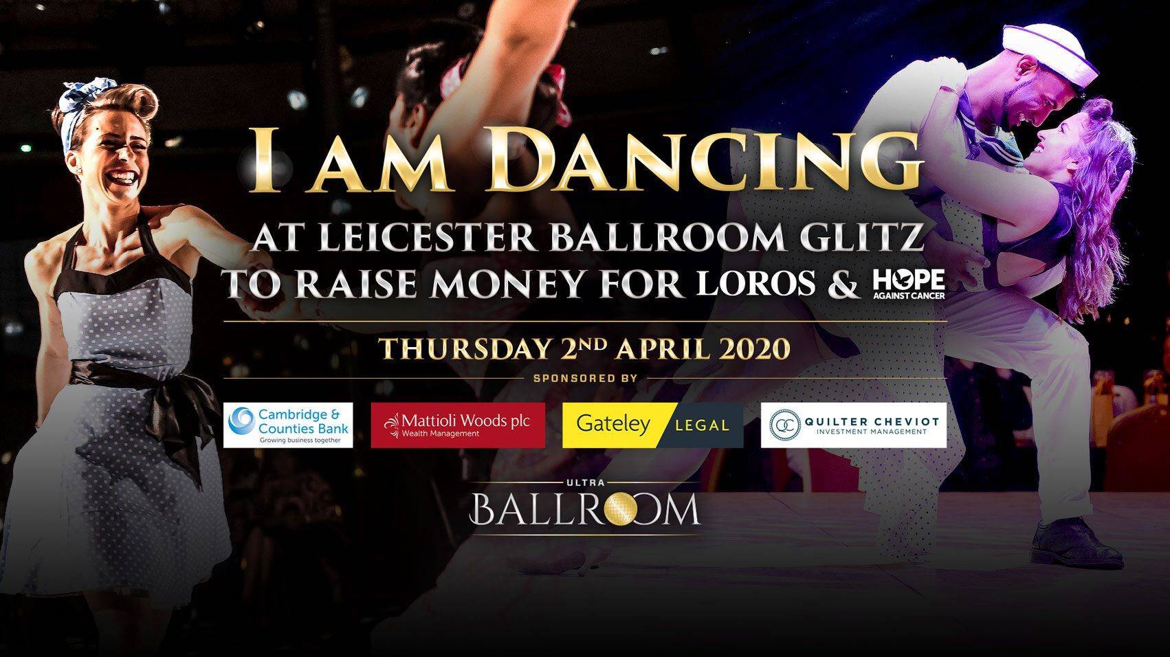 Leicester Ballroom Glitz for LOROS and Hope Against Cancer